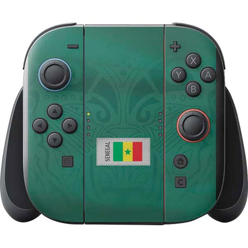 Senegal Soccer Flag Nintendo Switch 2 (2025) with Joy-Con Skin